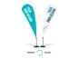 Preview: Beachflag Teardrop S double sided