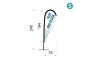 Preview: Beachflag Teardrop S