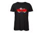 Preview: VOLLGAS Damen T-Shirt schwarz