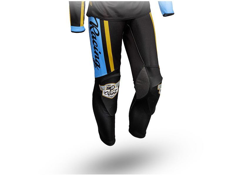Pants S3 RACING TEAM Pilot Trial - blue-white-red