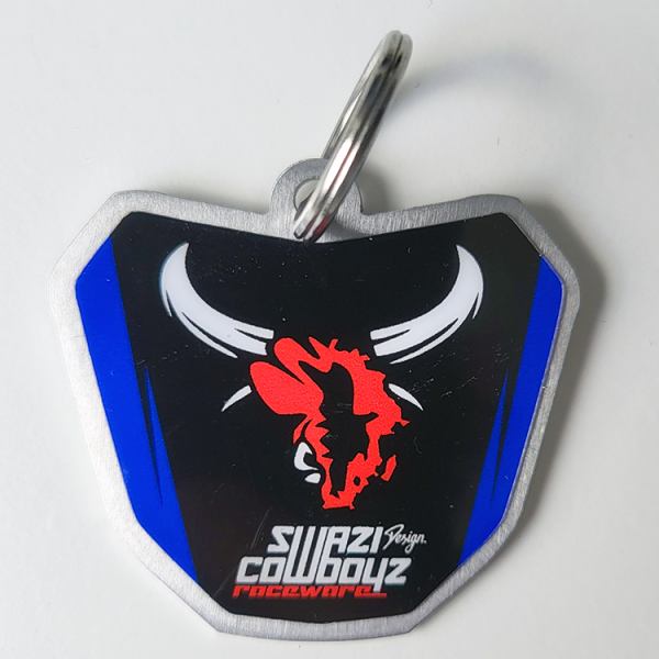 SwaziCowboyz personalized Numberboard Keychain