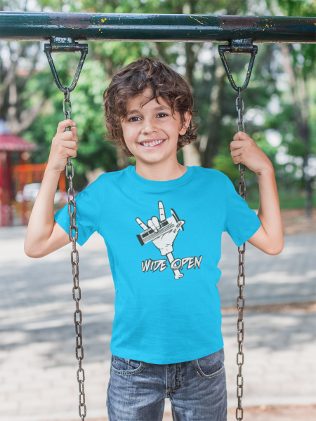 KIDS WIDE OPEN T-Shirt powered by SwaziCowboyz