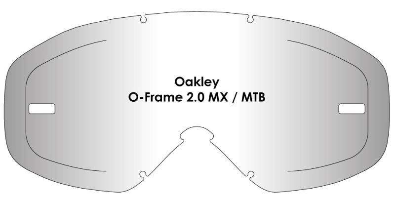 AirScreen für Oakley : O-Frame 2.0 MX / MTB