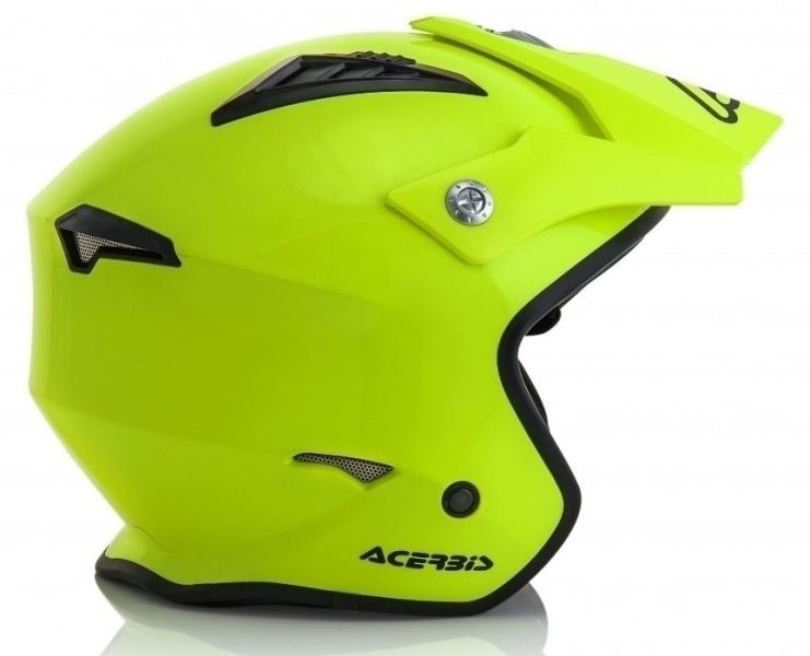 Acerbis Helm Jet Aria neongelb für Kinder + Erwachsene