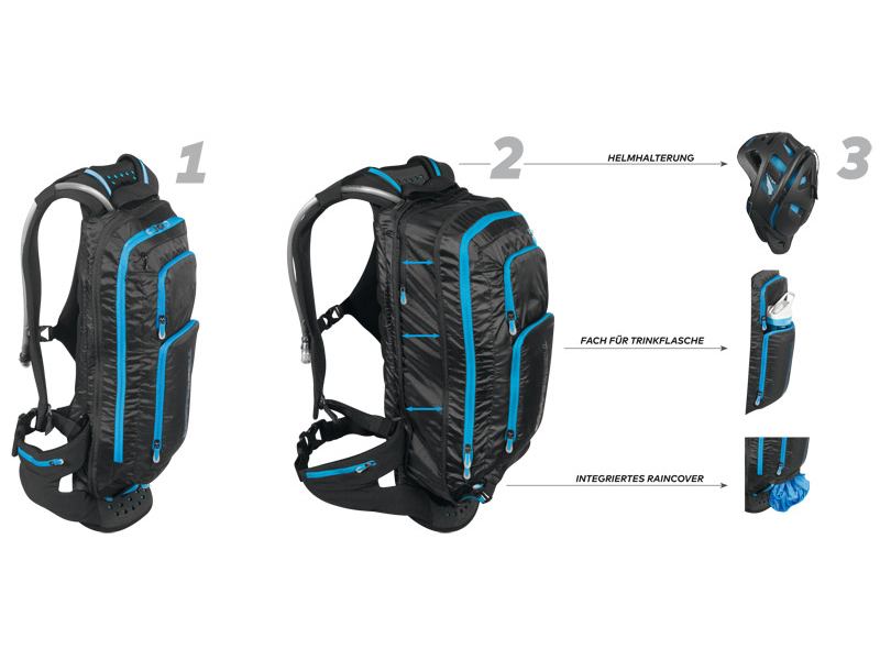 MTB-Pro Protectorpack black/blue