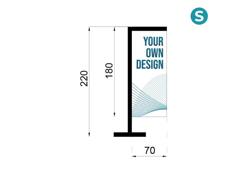 Beachflag rectangular 2