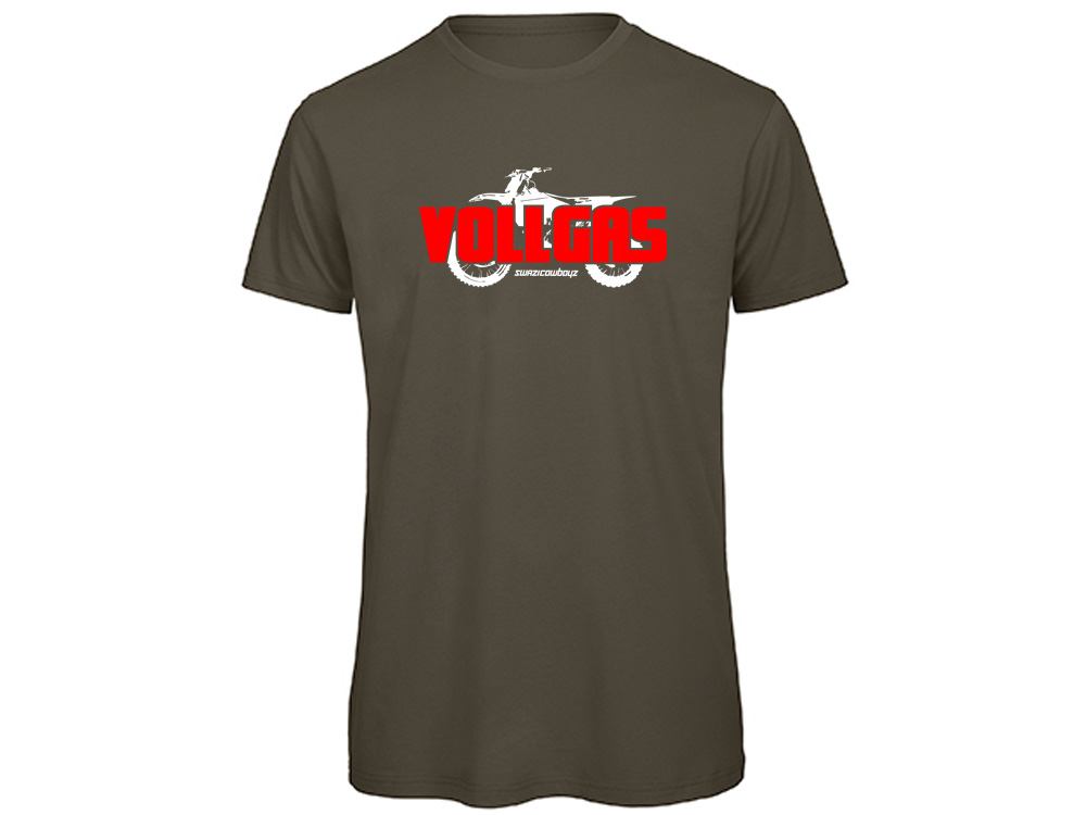 VOLLGAS Damen T-Shirt khaki